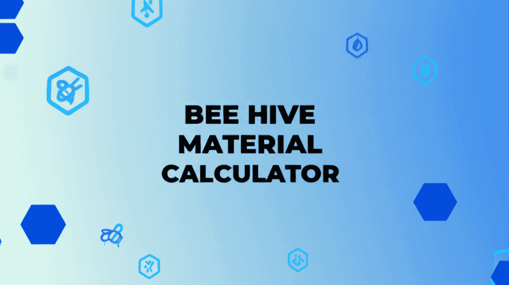 Bee Hive Material Calculator